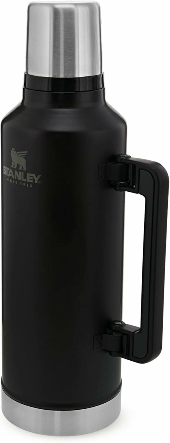 Stanley Classic Legendary Vakumlu Çelik Termos Mat Siyah 2.3 Litre