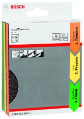 Bosch S473 Kontür Sünger Zımpara 3'lü Set