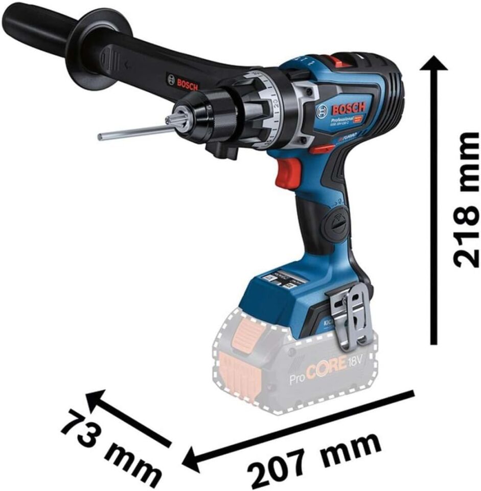 Bosch GSB 18V-150 C 2x8Ah Darbeli Vidalama Makinesi 06019J5105