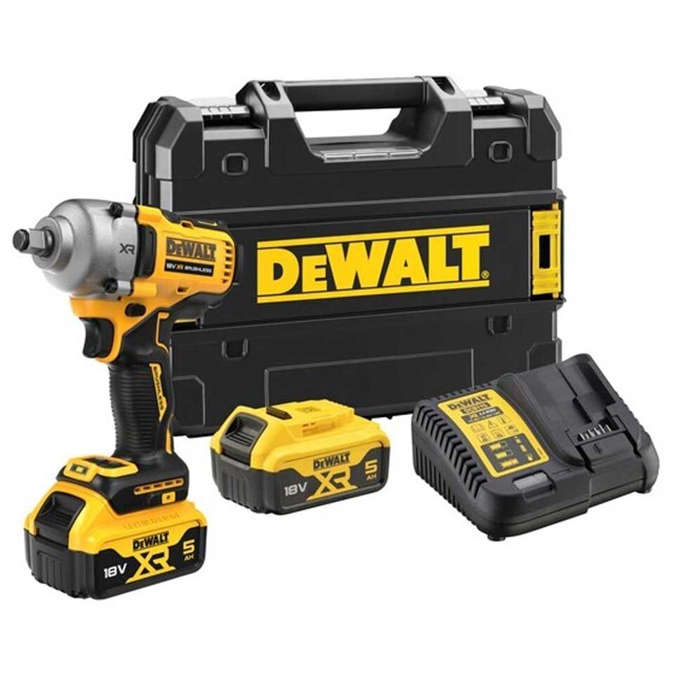 Dewalt DCF891P2T 18V 5.0 Ah Çift Akülü Somun Sıkma Makinesi