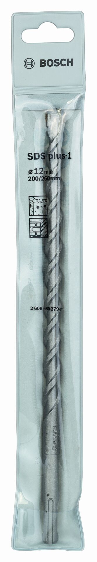 Bosch - Plus-1 Serisi, SDS-plus Kırıcı Delici Matkap Ucu 12*260 mm