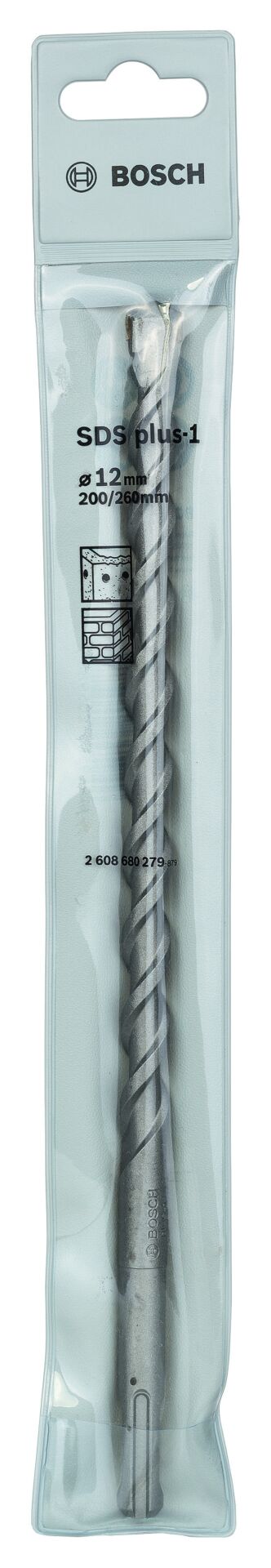 Bosch - Plus-1 Serisi, SDS-plus Kırıcı Delici Matkap Ucu 12*260 mm