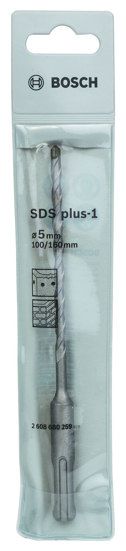 Bosch - Plus-1 Serisi, SDS-plus Kırıcı Delici Matkap Ucu 5*160 mm