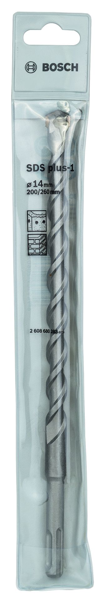 Bosch - Plus-1 Serisi, SDS-plus Kırıcı Delici Matkap Ucu 14*260 mm