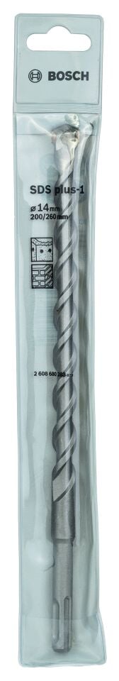 Bosch - Plus-1 Serisi, SDS-plus Kırıcı Delici Matkap Ucu 14*260 mm