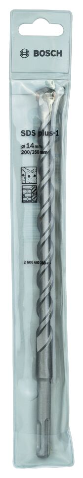 Bosch - Plus-1 Serisi, SDS-plus Kırıcı Delici Matkap Ucu 14*260 mm