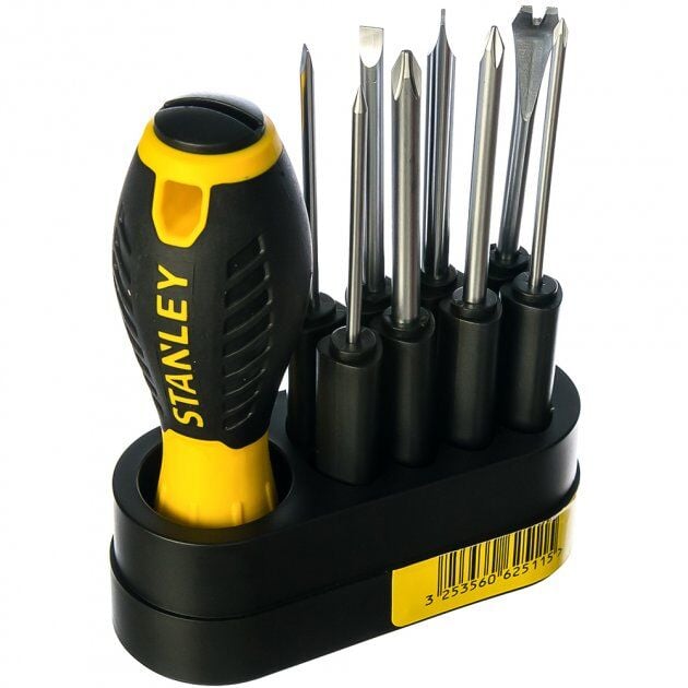 Stanley Tornavida Seti Değişken Uçlu 9 Parça 0-62-511