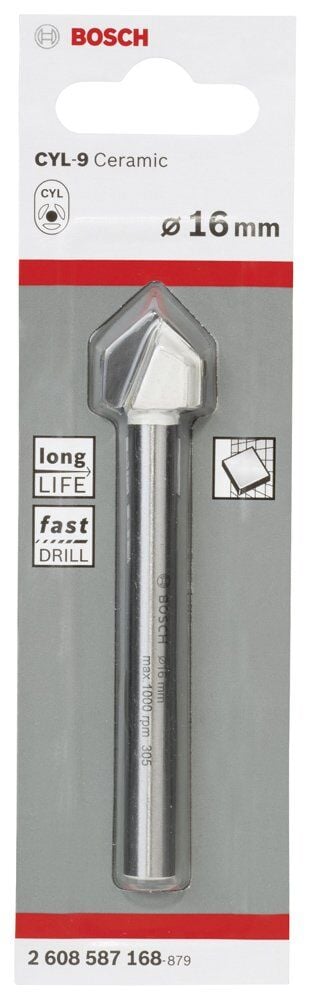 Bosch - cyl-9 Serisi Seramik Matkap Ucu 16*90 mm