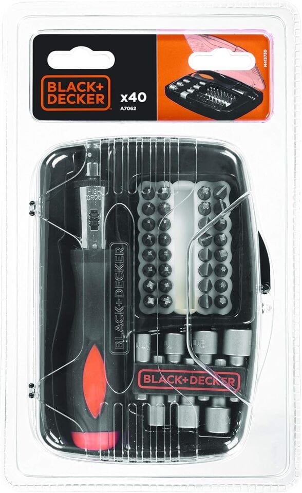 Black Decker A7062 40 Parça Cırcırlı Tornavida Seti