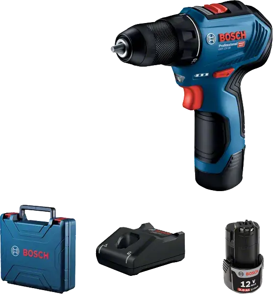 Bosch GSR 12V-30 2AH Çift Akülü Vidalama Makinesi 06019G9000