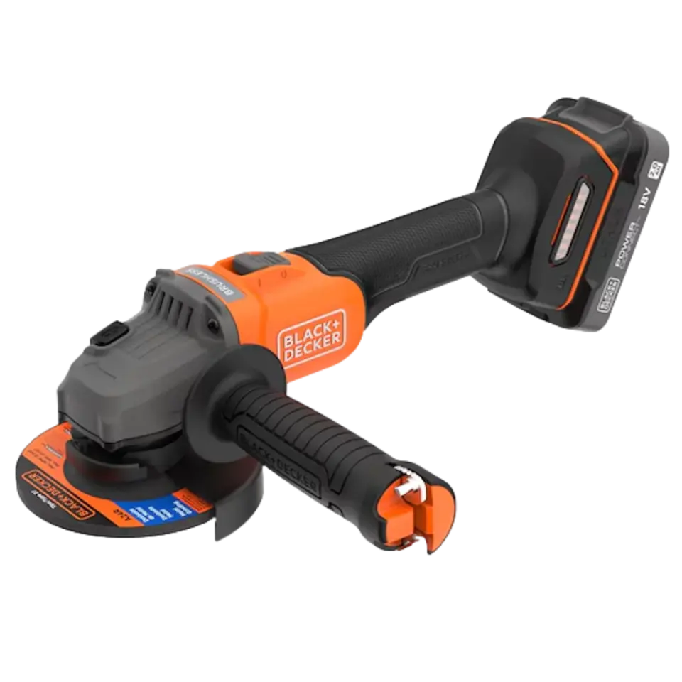 Black Decker BCG6L8D1S 115 mm 2 Ah Akülü Taşlama Makinesi