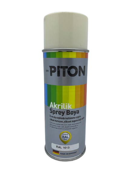 Piton Akrilik Sprey Boya 400 ml RAL1013 İnci Beyaz