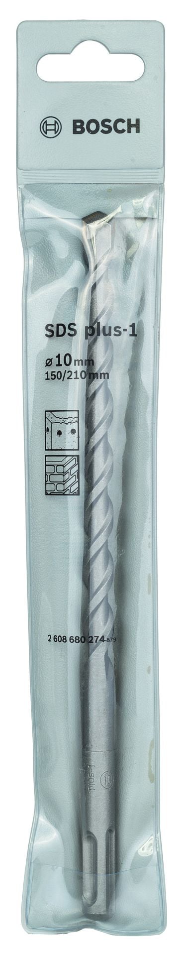 Bosch - Plus-1 Serisi, SDS-plus Kırıcı Delici Matkap Ucu 10*210 mm