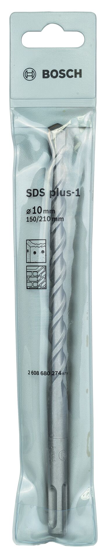 Bosch - Plus-1 Serisi, SDS-plus Kırıcı Delici Matkap Ucu 10*210 mm