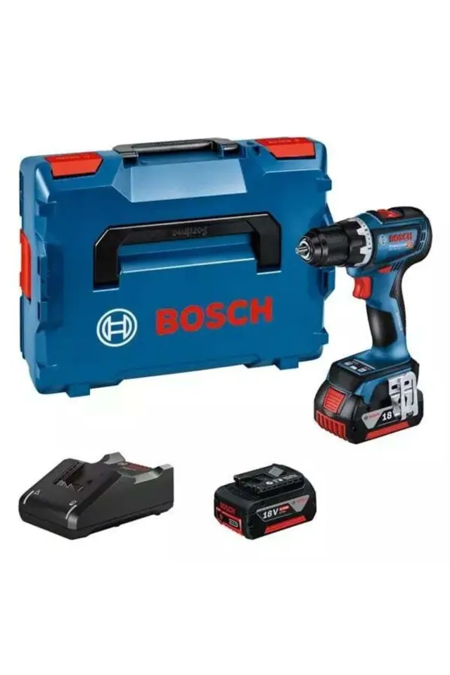 Bosch GSR 18V-90 C Çift Akülü 5 Ah Vidalama Makinesi