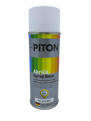 Piton Akrilik Sprey Boya 400 ml RAL9010 Mat Beyaz