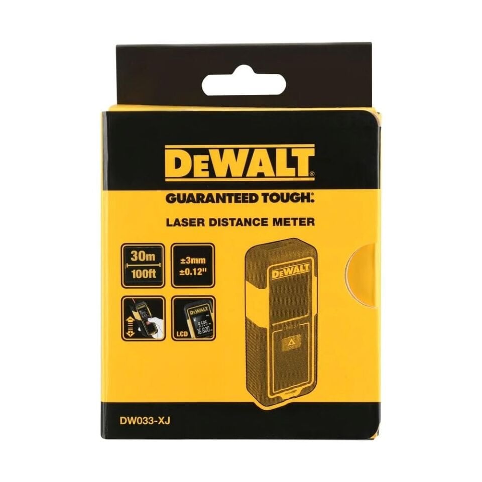 Dewalt DW033 30m Lazermetre Mesafe Ölçer