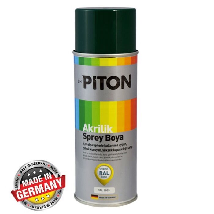Piton Akrilik Sprey Boya 400 ml RAL6005 Yosun Yeşili