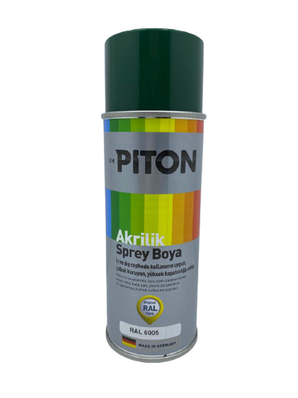 Piton Akrilik Sprey Boya 400 ml RAL6005 Yosun Yeşili
