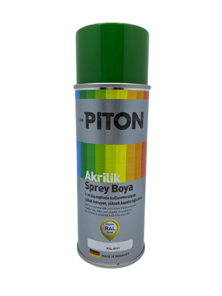 Piton Akrilik Sprey Boya 400 ml RAL6001 Zümrüt Yeşil