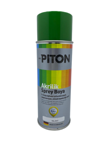 Piton Akrilik Sprey Boya 400 ml RAL6001 Zümrüt Yeşil