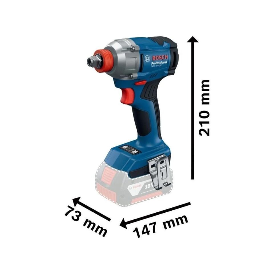 Bosch GDX 18V-285 + GSB 185-Li Somun Sıkma ve Darbeli Matkap Seti 06019N2124