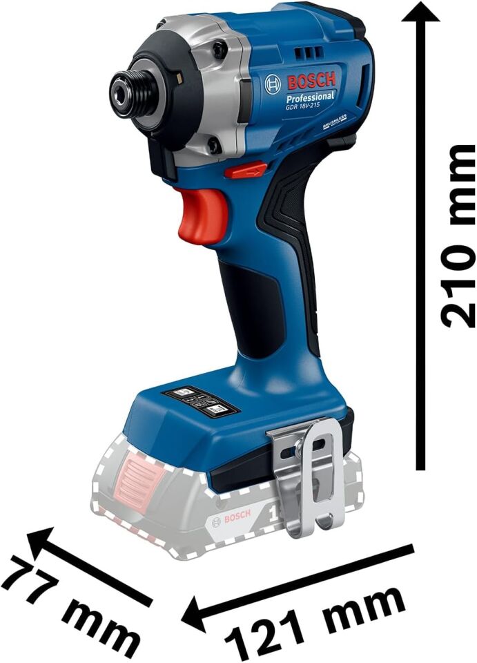 Bosch GSR 185-Li + GDR 18V-215 Torklu Vidalama ve Matkap Seti 06019N2023