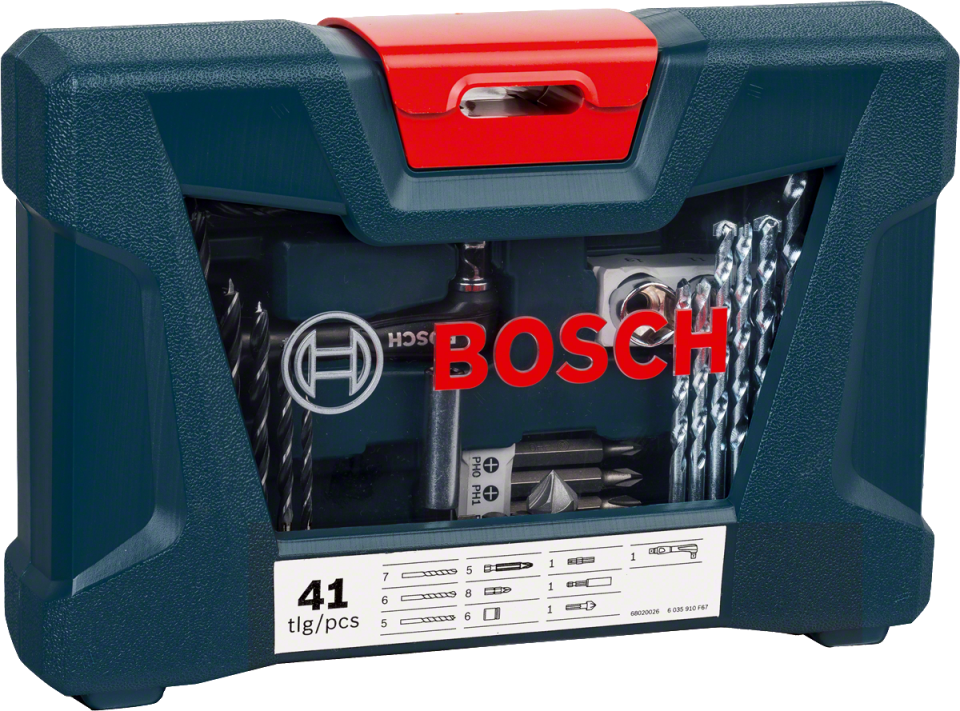 Bosch GSB 183-Li Darbeli Matkap 2AH Akü + 41 Parça Set 06019K91K3