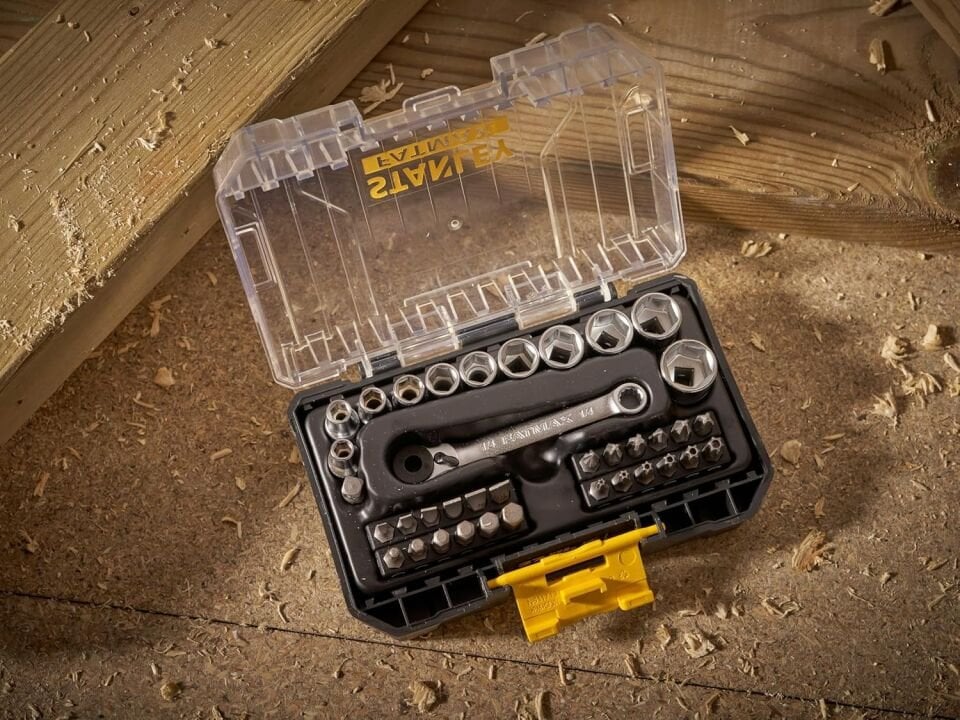 Stanley FMMT19101-0 1/4 Lokma Takımı Ve Bits Seti 37 Parça