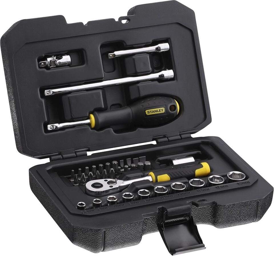 Stanley STMT82828-1 1/4 Lokma Takımı 38 Parça
