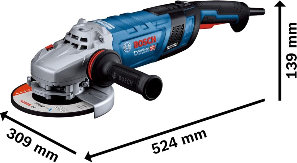 Bosch GWS 30-180 PB Taşlama Makinası 2800 W 180mm