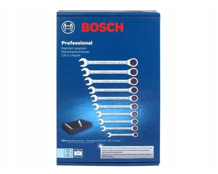 Bosch Profesyonel 10 Parça Cırcır Anahtar Takımı 1600A02AU0