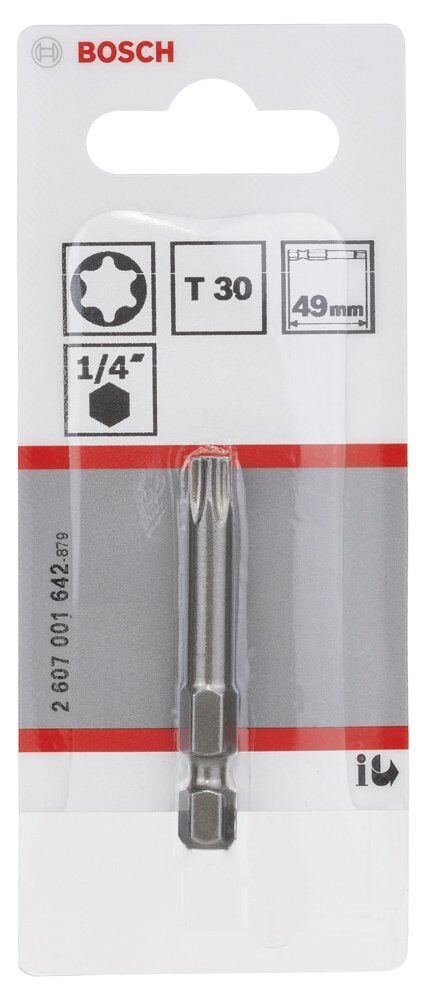 Bosch - Extra Hard Serisi Vidalama Ucu T30*49 mm 1'li
