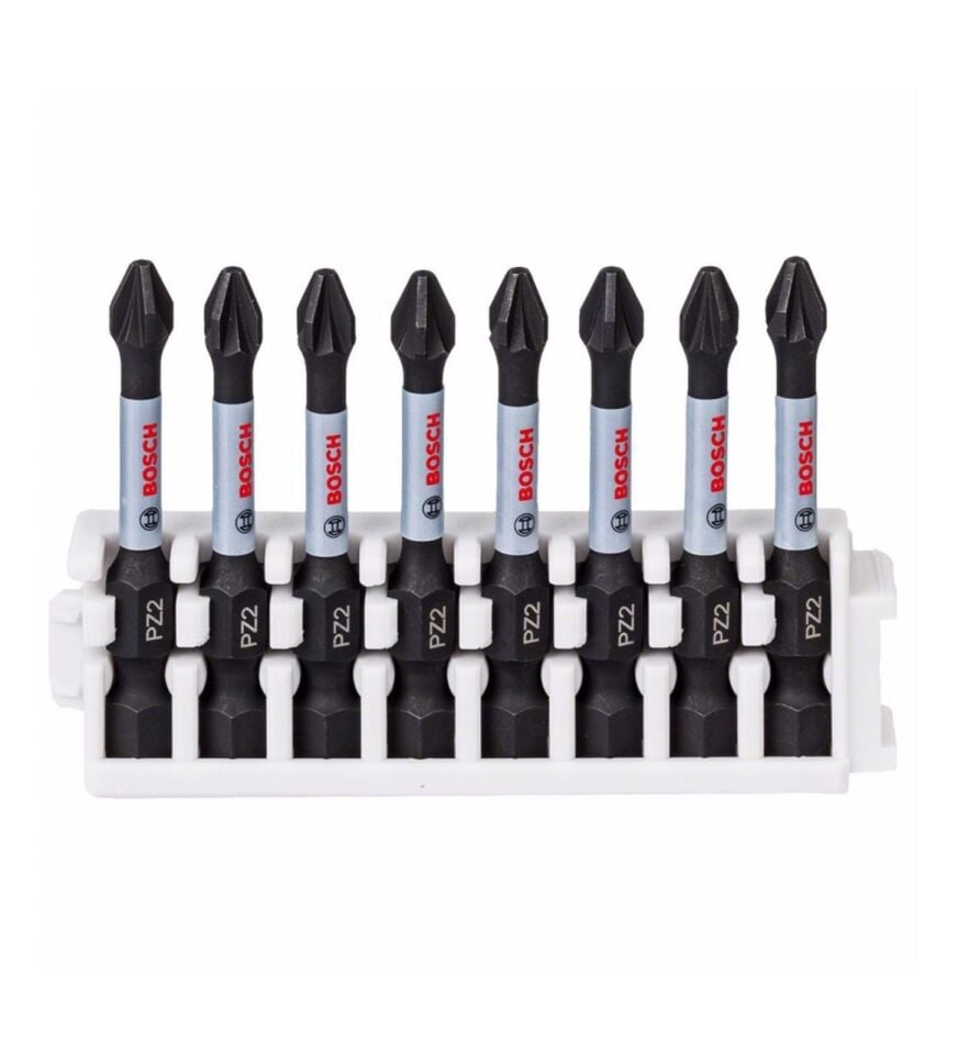 Bosch - Impact Control Serisi Vidalama Ucu 8'li PZ2 *50mm