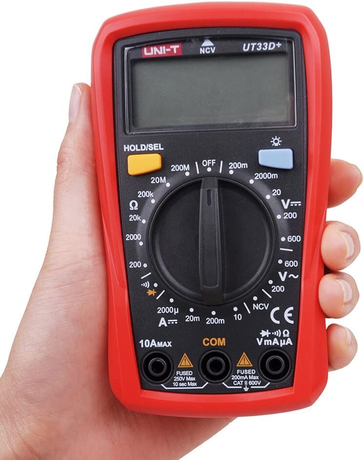 Unit UT33D+ 600V 10A Dijital Ampermetre