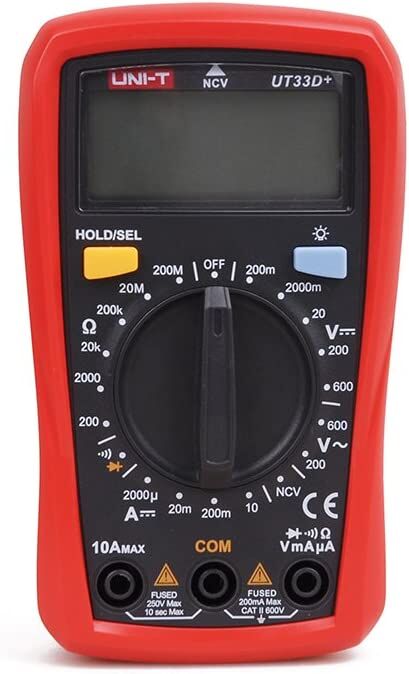 Unit UT33D+ 600V 10A Dijital Ampermetre