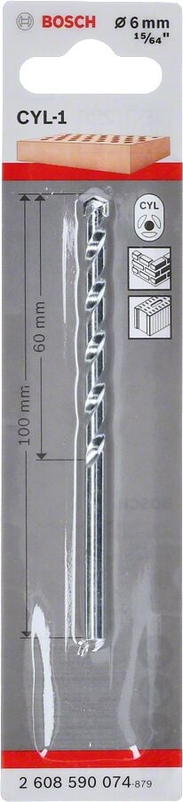 Bosch - cyl-1 Serisi, Beton Matkap Ucu 6*100 mm