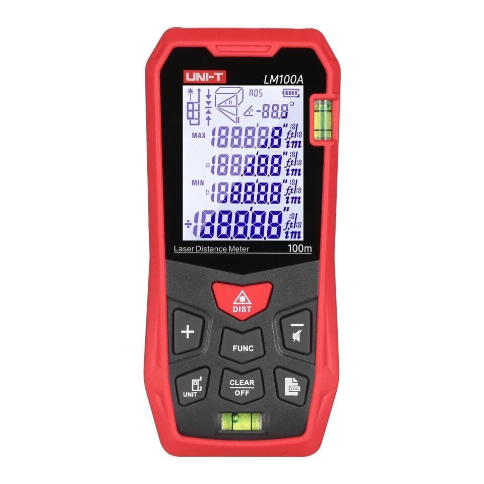 Unit LM100A Lazermetre Lazer Mesafe Ölçer 100m