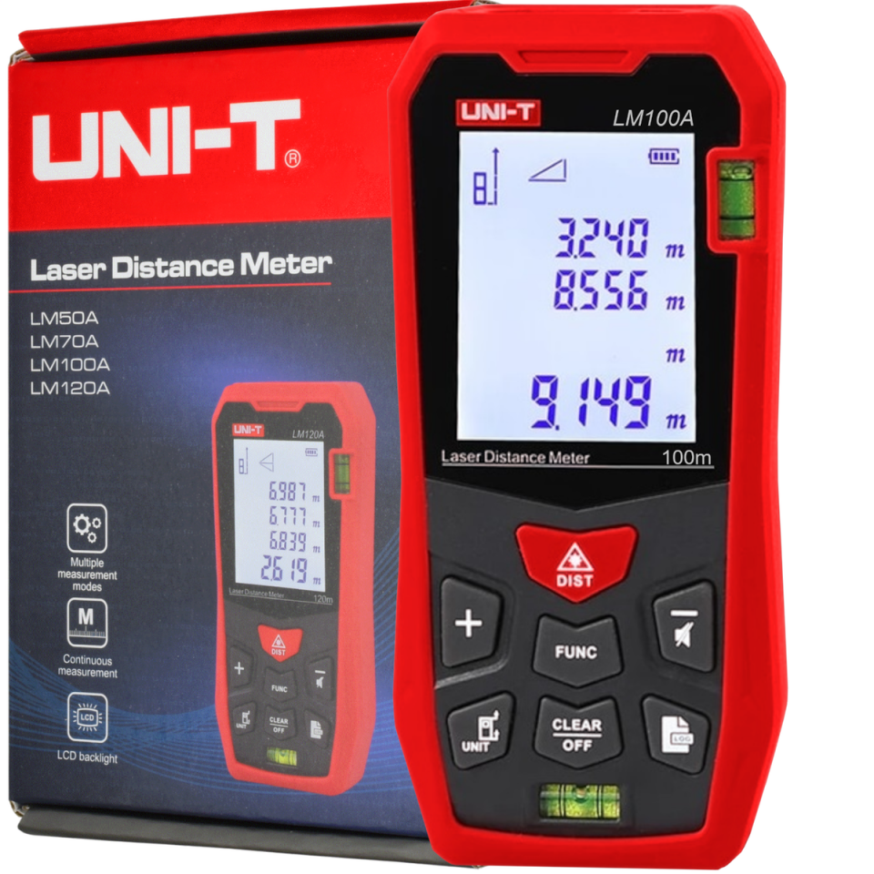 Unit LM100A Lazermetre Lazer Mesafe Ölçer 100m