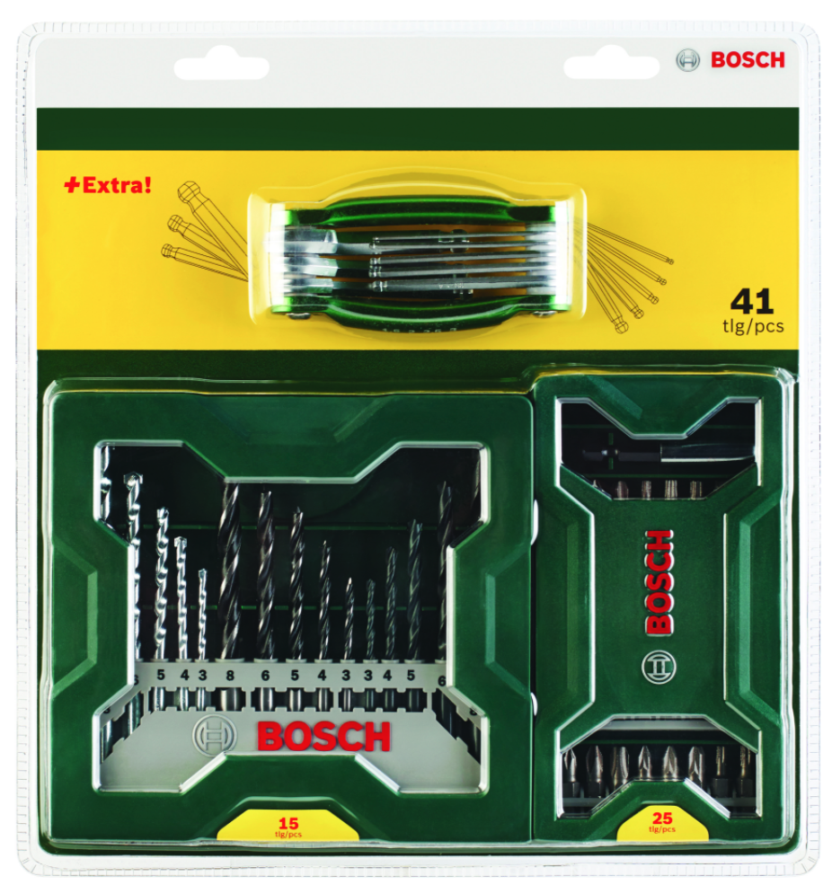 Bosch - X-Line 15 Parça Delme & 25 Parça Vidalama Ucu Seti