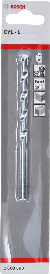Bosch - cyl-1 Serisi, Beton Matkap Ucu 3*60 mm