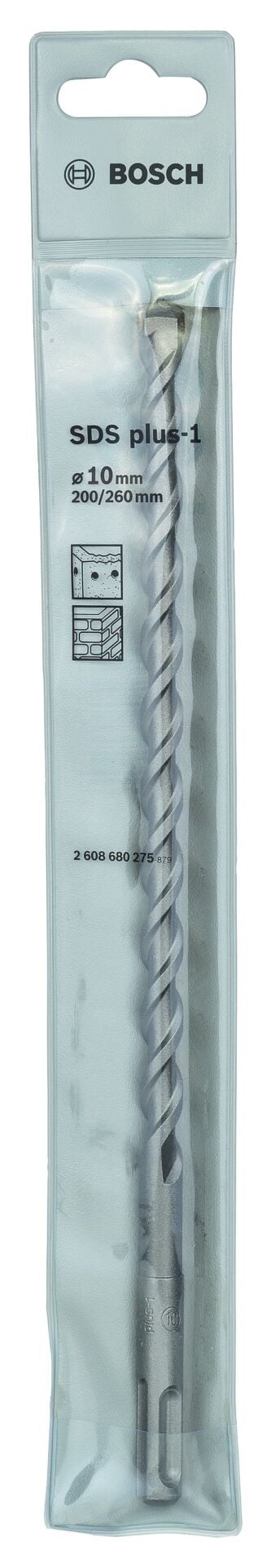 Bosch - Plus-1 Serisi, SDS-plus Kırıcı Delici Matkap Ucu 10*260 mm