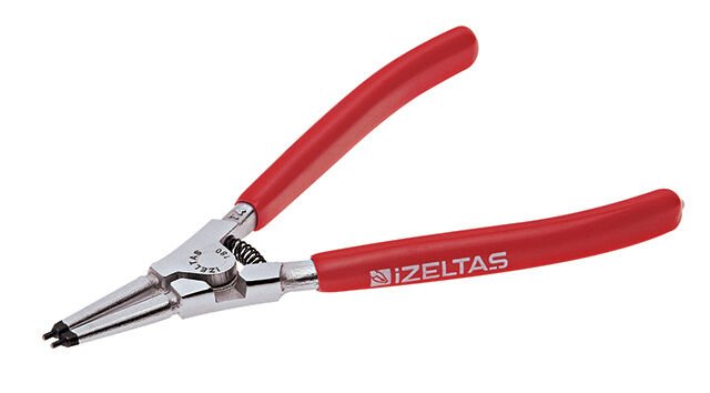 İzeltaş 180 mm Dış Segman Pensi Yaylı Düz