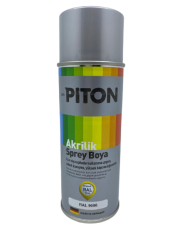 Piton Akrilik Sprey Boya 400 ml RAL9006 Gümüş Gri