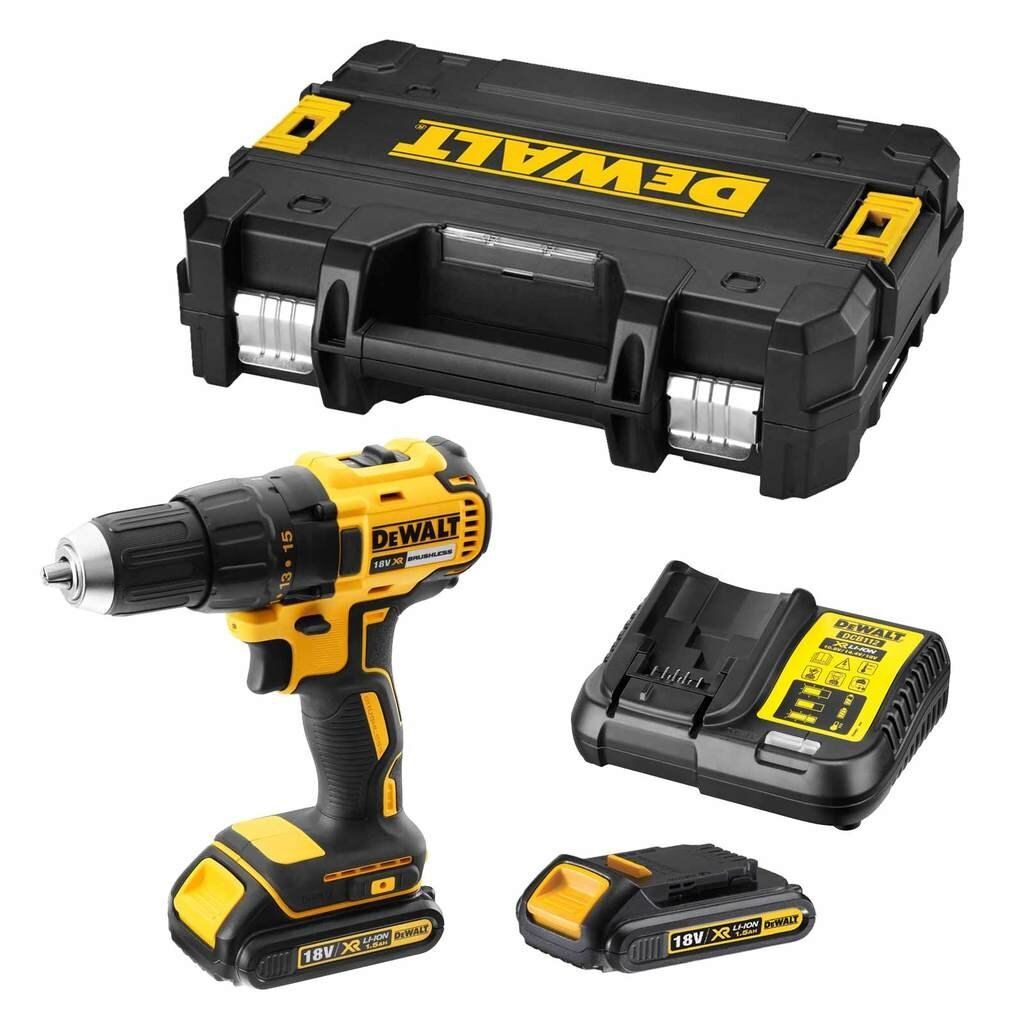 Dewalt DCD777S2T 18V 1.5AH Çift Akülü Kömürsüz Darbesiz Matkap