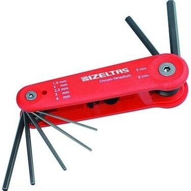 İzeltaş 7 li (1,5-6) Kaset Allen Anahtar Takımı