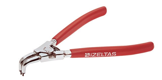 İzeltaş 125 mm Dış Segman Pensi Yaylı Eğri