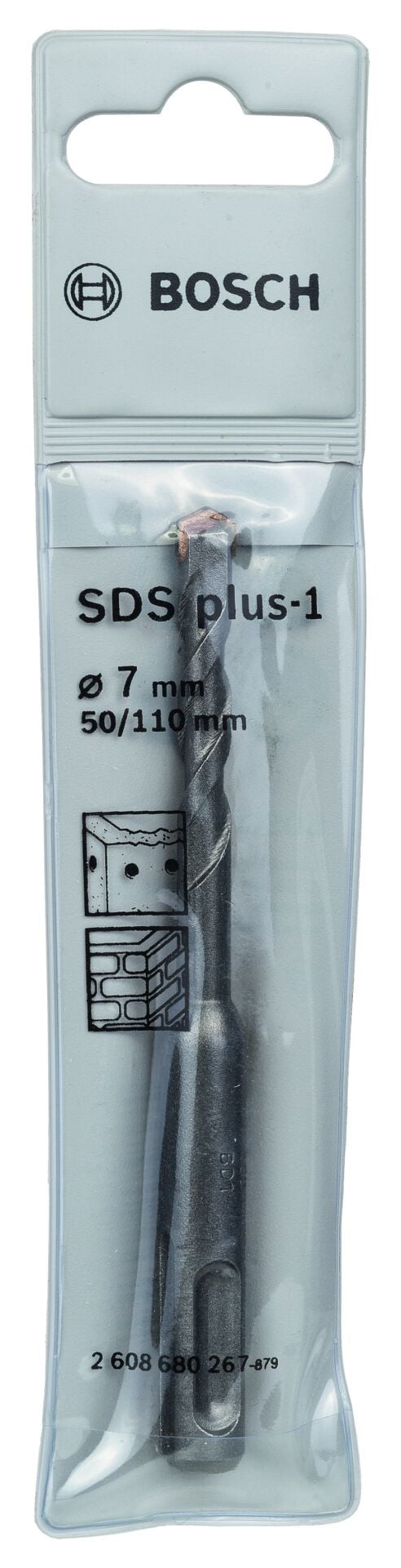 Bosch - Plus-1 Serisi, SDS-plus Kırıcı Delici Matkap Ucu 7*110 mm