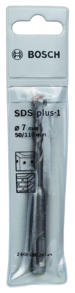 Bosch - Plus-1 Serisi, SDS-plus Kırıcı Delici Matkap Ucu 7*110 mm