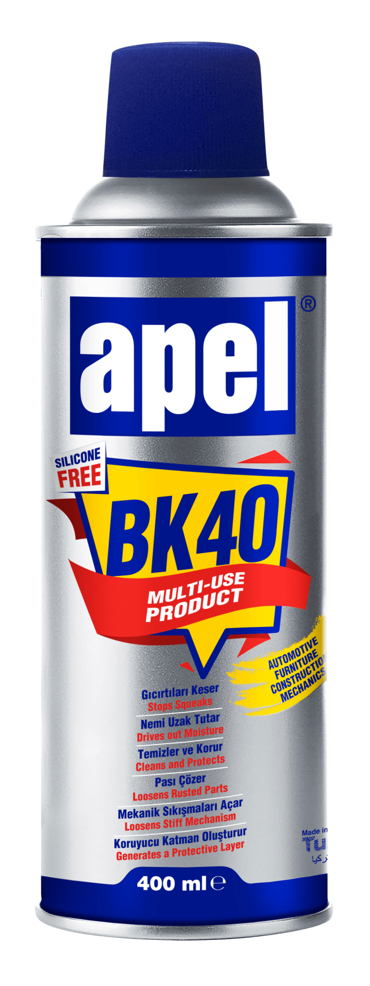 Apel Çok Amaçlı Sprey Koruyucu Yağlayıcı Temilzeyici 200ml BK40